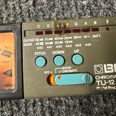 Boss TU-12 Chromatic Tuner 1983 - 2008 - Gray image 2