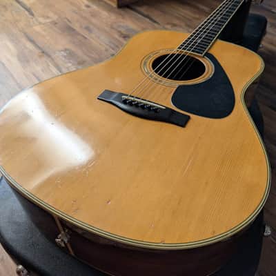 Yamaha LL-35 Acoustic Jumbo Guitar Vintage Luxury Series Natural W/HSC image 6