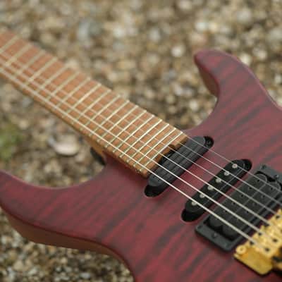 Jackson USA Signature Phil Collen PC1 Satin Stain - Satin Trans Red image 11