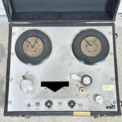 Ampex 350 / 351 Reel To Reel Transport Magnetic Tape Recorder w/ Original Case image 2