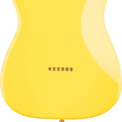 Fender Custom Shop Limited Edition 1954 Hardtail Stratocaster® DLX Closet Classic, 1-Piece Quartersawn Maple Neck Fingerboard - Faded Aged Canary Yellow image 4