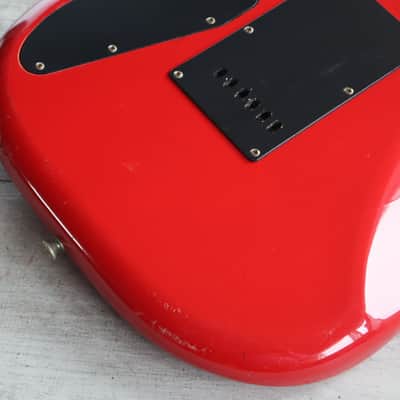 1985 Fender Squier ST-335 Contemporary Series Japan HH Stratocaster (Red) image 9