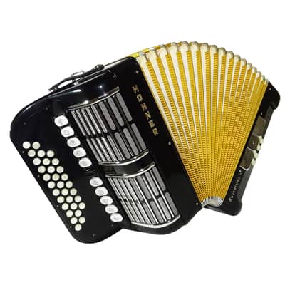 Close to New! Hohner Ouverture V Diatonic Original German Squeezebox, Button Accordion Garmon, Straps 2040, Rare Luxury Harmonica, Fantastic sound! image 2