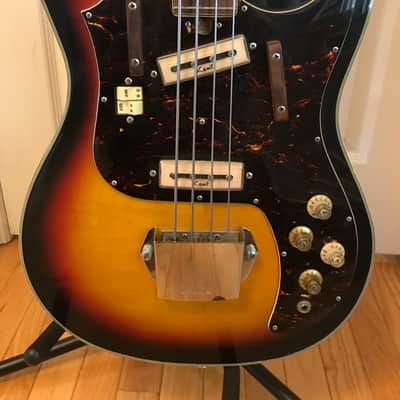 Kent Model 743 Bass Guitar  1966-1967 "Sunburst" image 2