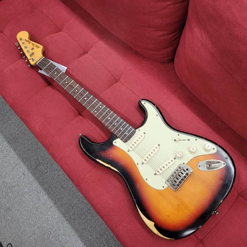 Mike Gee Kustoms Reliced S-Style 2012 - Three Color Sunburst image 1