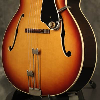 1965 Epiphone A412 Triumph Sunburst with wide nut width image 8