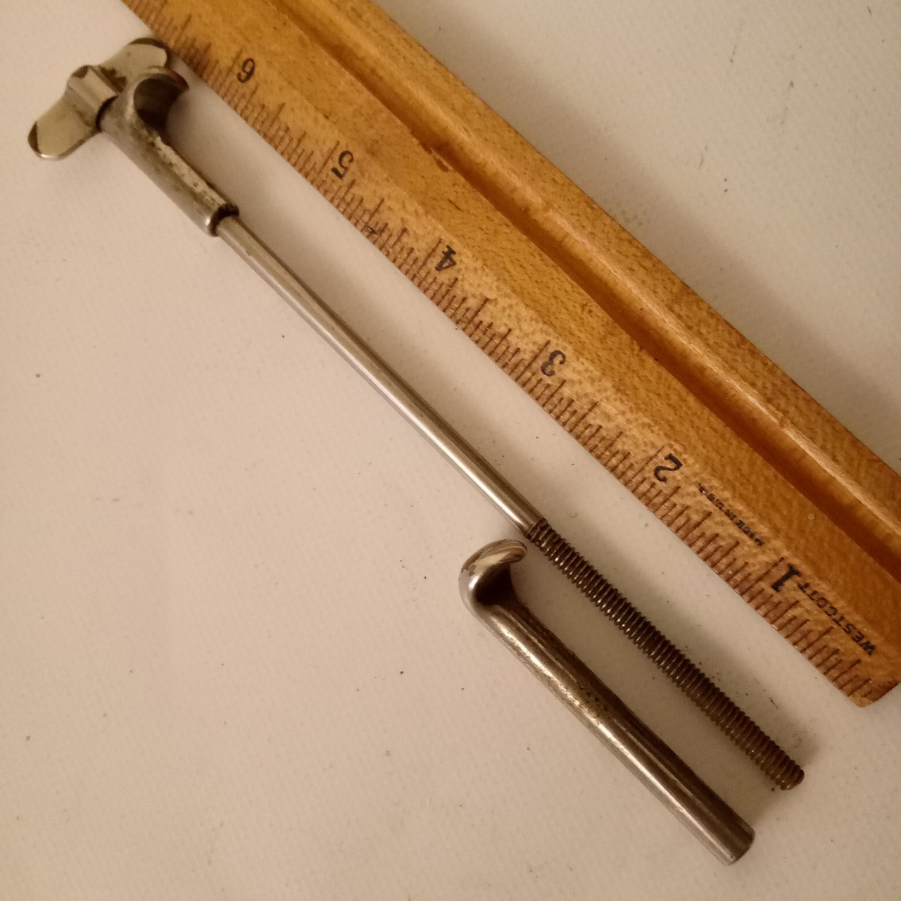 Leedy 6.5"Single-Tension Thumb Rod+Claws 10-24Snare/Tom Drum Nickel Walberg&Auge — main photograph