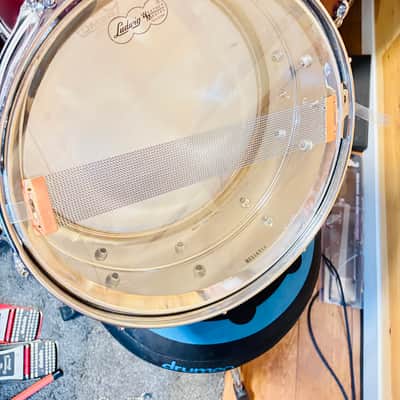Ludwig 1970’s LM402 Supraphonic 6.5x14" 10-Lug Aluminum Snare Drum image 6