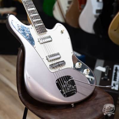 Bilt Relevator Baritone LS Guitar w/ Gigbag - Heather Mist Satin image 2