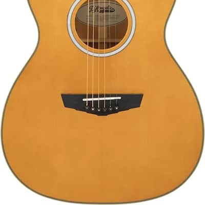 D'Angelico Excel Tammany OM Acoustic - Electric Guitar  Vintage Natural Finish image 1