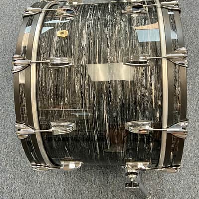 Ludwig Classic Maple Fab 3 Piece Shell Pack, Vintage Black Oyster - Floor Display image 20