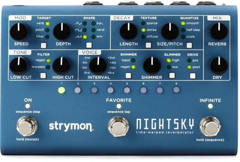 Strymon Nightsky Time-Warped Reverberator Pedal image 1