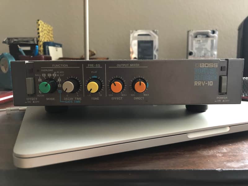 Boss RRV-10 Micro Rack Series Digital Reverb 1987 - 1990 - Black image 1