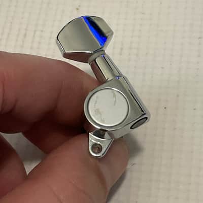 2000's Electric Guitar GOTOH Style 7 In Line Chrome LH or Reverse Headstock Jin Ho Korea Tuners Tuning Pegs image 7