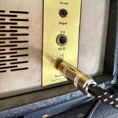 KLEMT Echolette BS-40 1960’s - Gold original vintage Germany tube guitar bass amplifier amp image 6