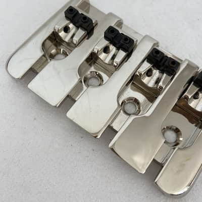 Nickel 4 String Electric Bass Fixed Bridge image 6