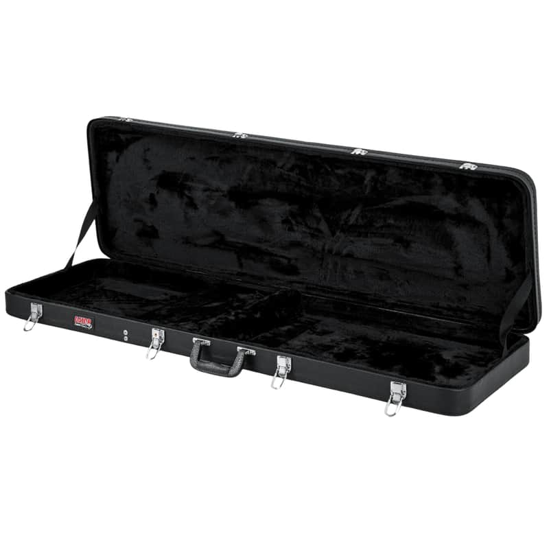 Gator Cases Economy Hard-Shell Wood Case for Electric Bass Guitar image 1