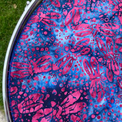 16" single layer Drum Bunny cloth drum cover - dampener - partial mute - compare to Drum Tortillas - Quesadilla - Big Fat Snare image 2