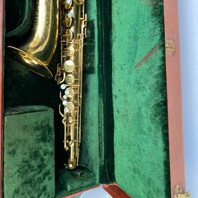 Vintage Silvertone Tenor Saxophone with Mouthpiece, Hard Case – Ready to Play 🎷 image 20
