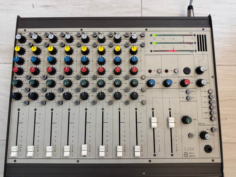 Eela Audio S194 Vintage 8ch mixer -  1980 - White image 1