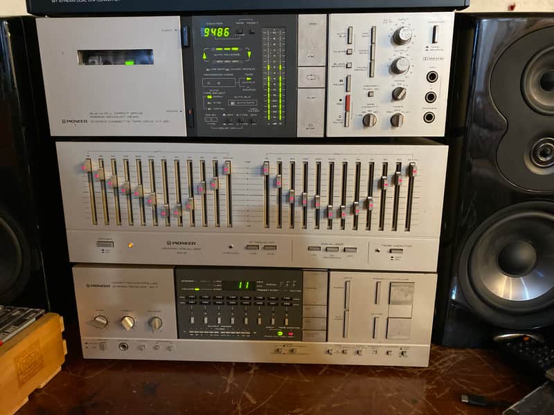 Pioneer receiver equalizer and deck cassette Sx7 sg9 ct9r image 1
