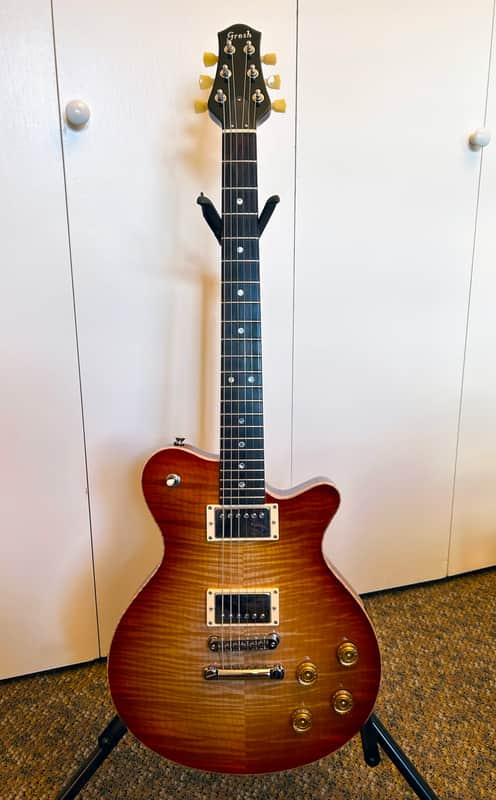 Don Grosh Set Neck - Flame Top with Brazilian Rosewood Fretboard Excellent Conditon image 1