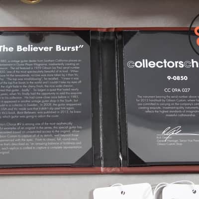 Gibson Custom Shop Collector's Choice #9 "The Believer Burst" '59 Les Paul Standard Reissue 2013 - DaPra Burst image 11