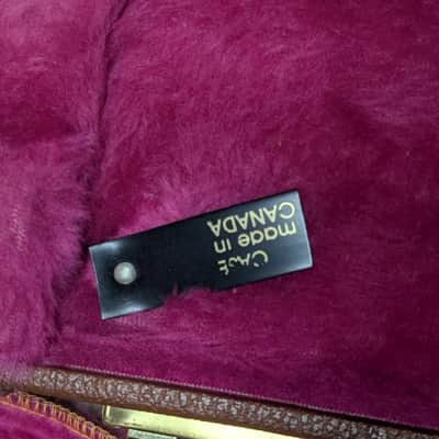 Gibson USA TKL Made in Canada Case 1990s w/ Pink Fur Shroud Rare image 4