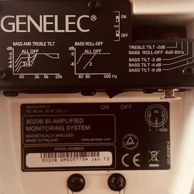 Genelec 8020B WH 4" Powered Nearfield Studio Monitor (Single) image 5