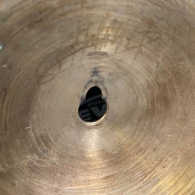 K. Zildjian 18" New Stamp Crash Cymbal w/ Rivets 1582 gr. Video DEMO image 6