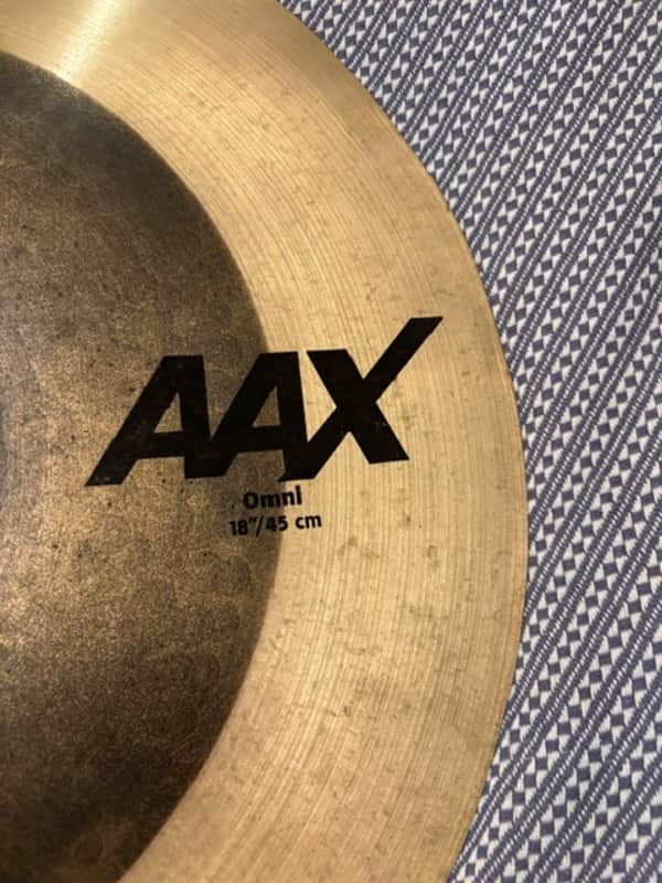Sabian AAX 18" OMNI Crash/Ride-Jojo Mayer-Good Condition image 1