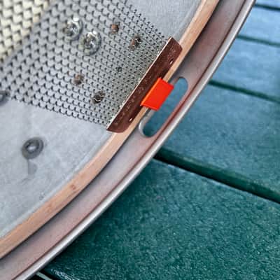 Gretsch 5”x 14” Snare Drum 4157 Repurposed 1960s - Blue Sparkle Wrap image 8
