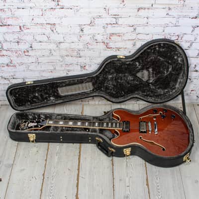 D'Angelico Premier DC Semi-Hollow Electric Guitar Double Cutaway w/ Stop-Bar Tailpiece & HSC  Natural USED image 13