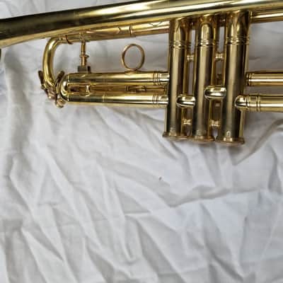 Couesnon Raw Brass Bb Trumpet Circa 1970's with original case & mouthpiece image 11