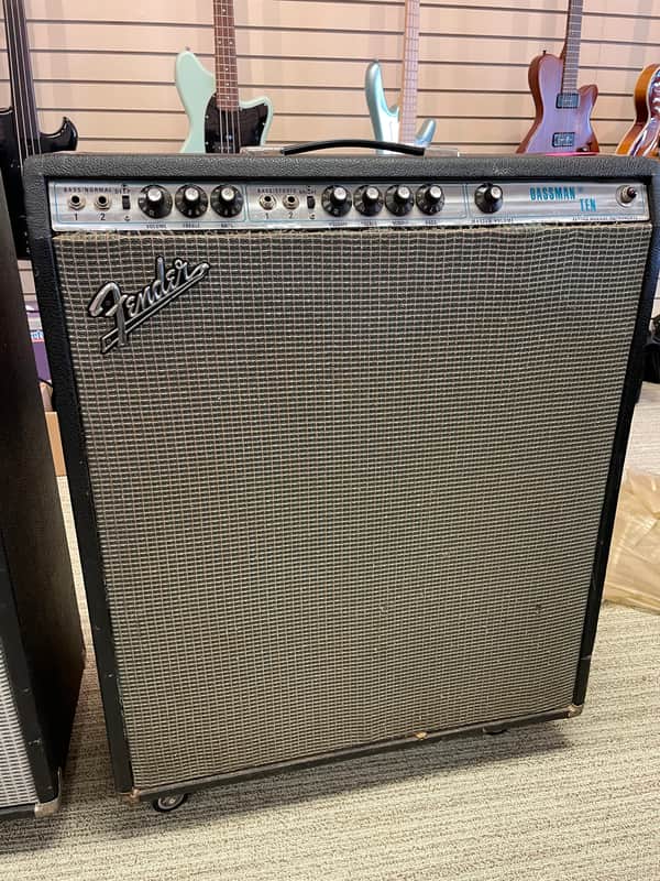 Fender Bassman 10 2-Channel 50-Watt 4x10" Guitar Combo 1974 - Silverface (Muscle Shoals, AL) image 1