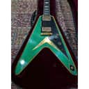 Gibson Custom Flying V Custom Murphy Lab Heavy Aged Teal Sparkle Limited Edition