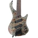 Used Ibanez EHB1505MSBIF EHB Ergonomic 5-String MS Bass - Black Ice Flat