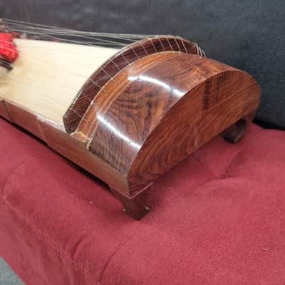 Vietnamese zither đàn tranh with Case - Wooden image 6