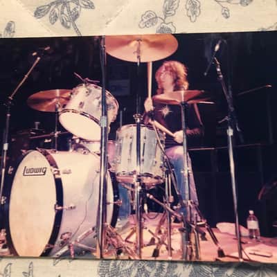 Michael Lee Ludwig Custom Snare 1995 Silver Sparkle image 5