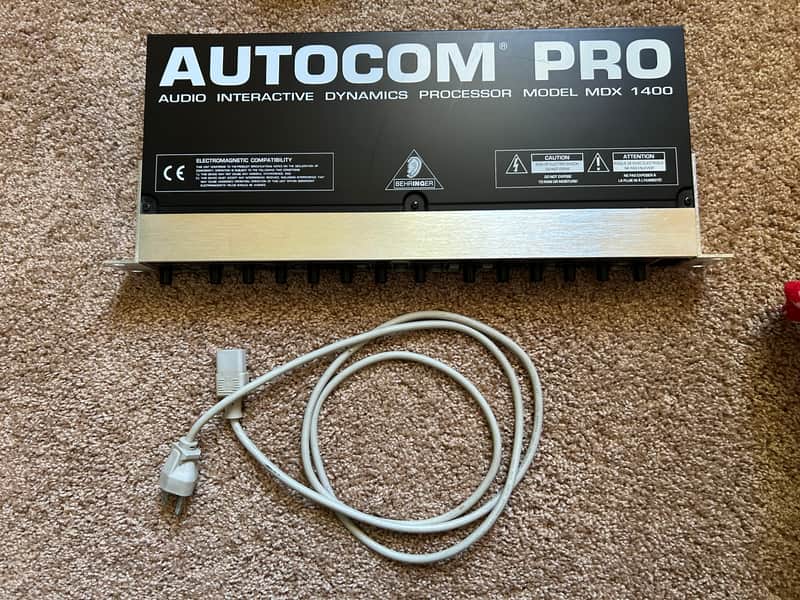 Behringer Autocom Pro MDX1400 Compressor / Limiter 2000s - Black / Silver image 1