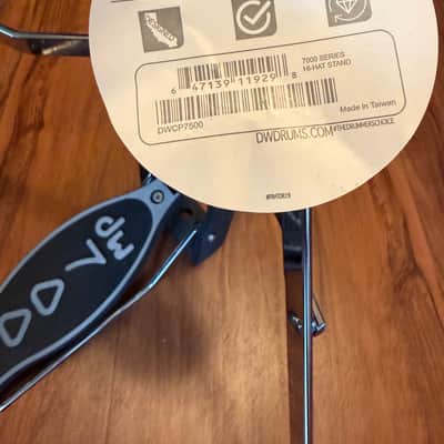 DW DWCP7500 7000 Series Single-Braced 3 Leg Hi-Hat Stand 2010s - Chrome image 4