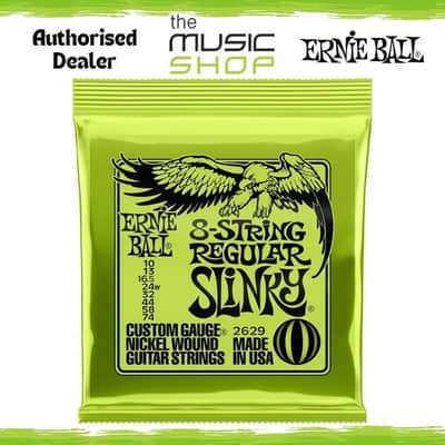 Ernie Ball 8-String Regular Slinky 10-74 Electric Guitar Strings - 2629 image 1