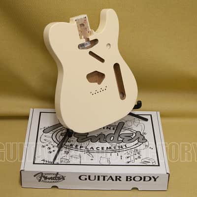 099-8006-705 Fender Classic 60's Telecaster Guitar Body Vintage Olympic White image 1