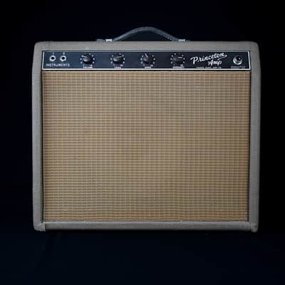 Fender Princeton 6G2 Brownface 12-Watt 1x10" Guitar Combo 1961 - 1963 - Brown image 2