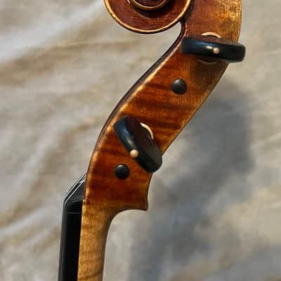 Jay Haide Modèle artistique à l’ancienne 2008 - Antiqued and JohnPaul nickel-mounted Brazil wood viola bow image 6