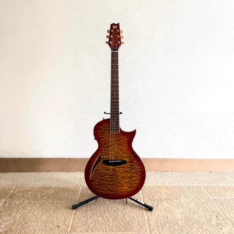 ESP LTD TL-6 with Jatoba Fretboard 2020 - Present - Tiger Eye Burst image 1