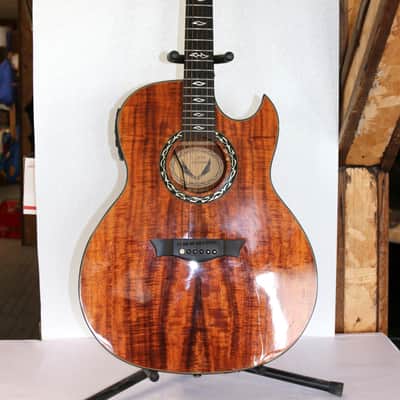 Dean Exibition KOA Acoustic Electric Guitar EX-KOA With Gig Bag LUTHIER SPECIAL image 1