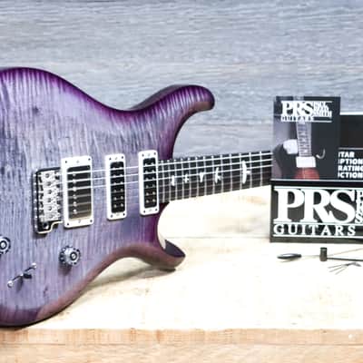 PRS S2 Studio Pattern Regular Faded Gray Black Purple Burst Electric Guitar w/Bag image 9