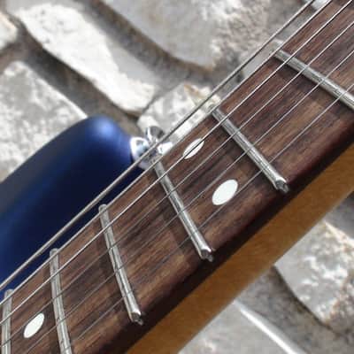 Skermetta Custom Super Strat Ocean Burst image 12