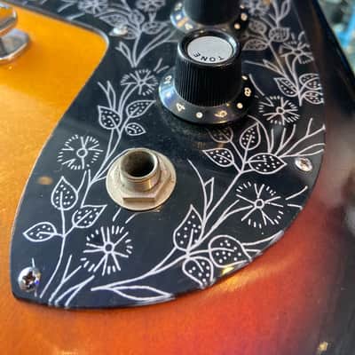 Teisco Sunburst E-110 Checkmate Tulip image 4